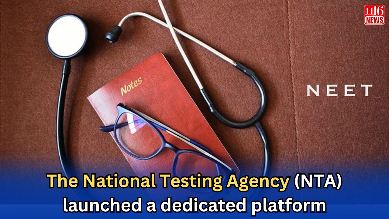 The National Testing Agency (NTA) launched a dedicated platform
